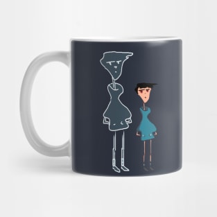 a boy and his shadow Mug